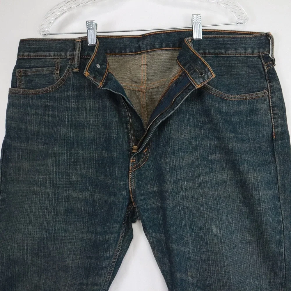 Levi's 559 Jeans Mens 40x32 Relaxed Straight Fit 5-Pocket Cotton Denim Dark Blue